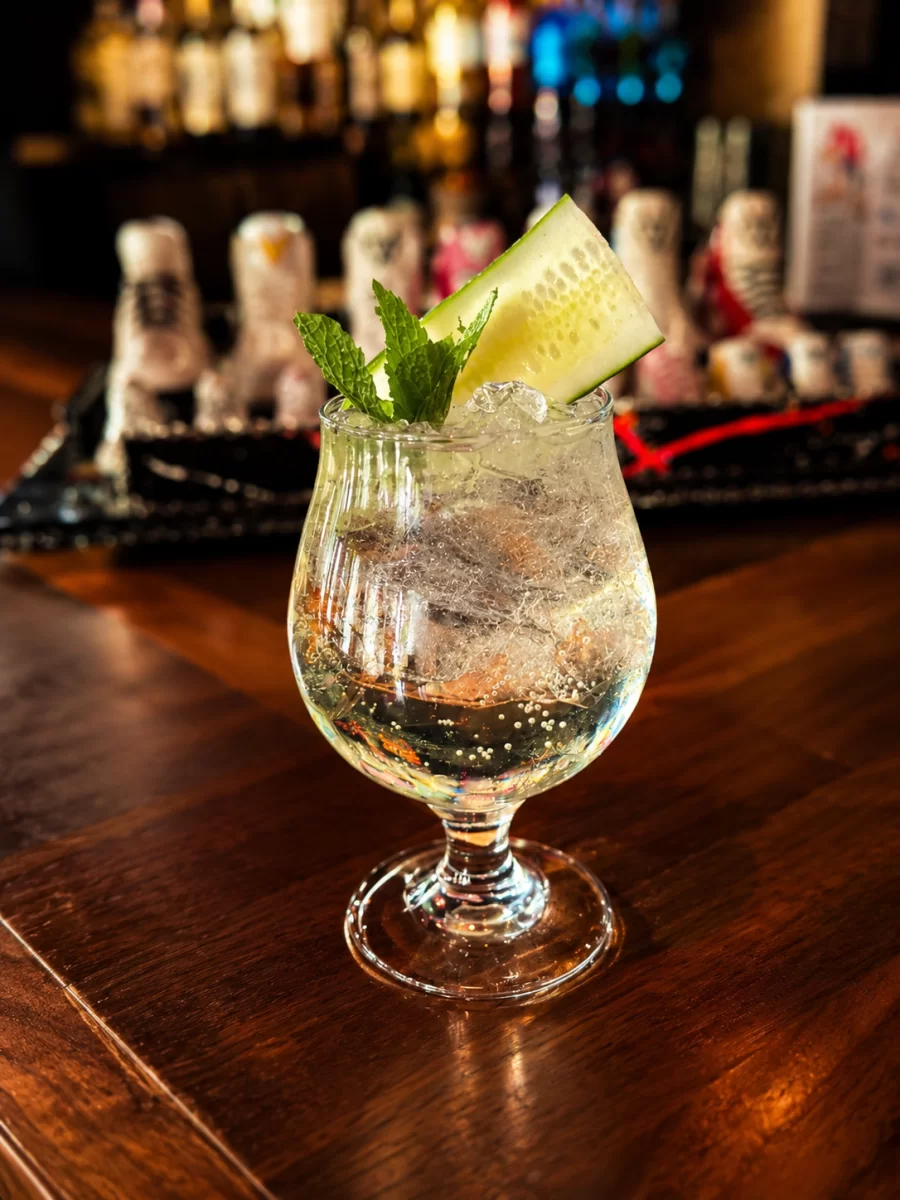 Spritz de pepino y menta