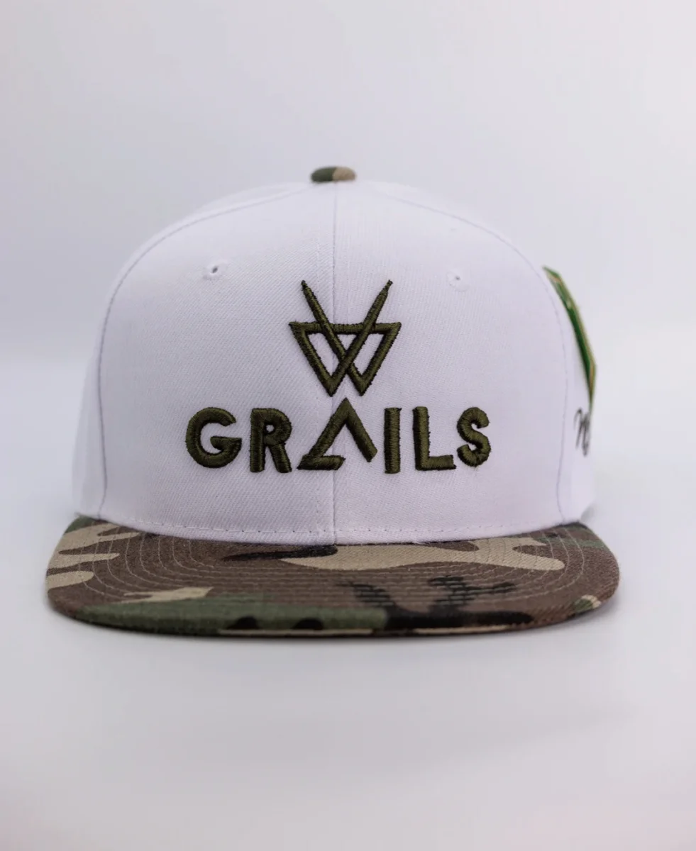 Grails Snapback - White & Camo