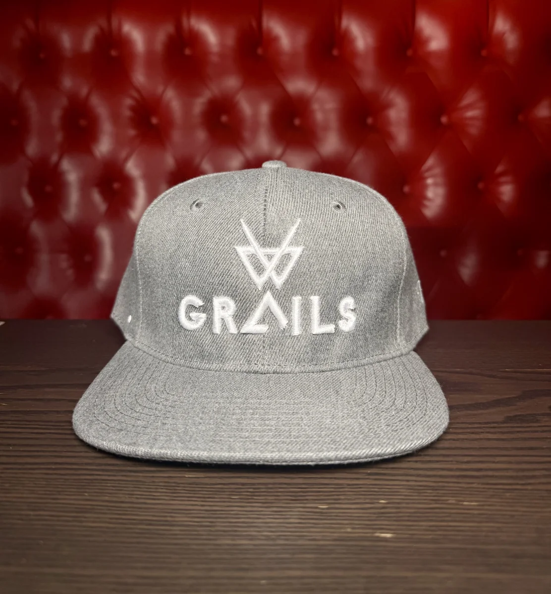 Grails Snapback- Grey w/White Grails Logo