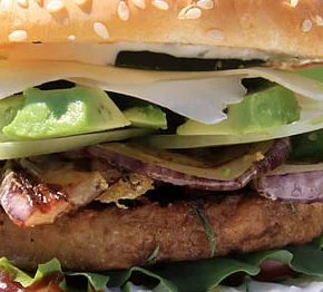Guac ‘n Roll Vegetarian Burger