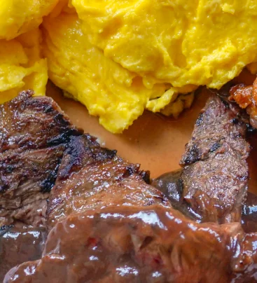 "Game Day" Steak & Scramble