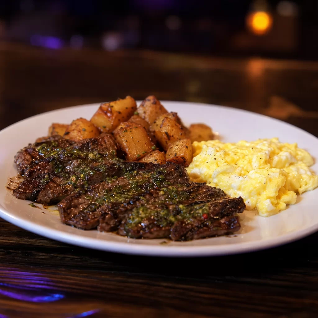 “Grand Slam” Steak and Eggs