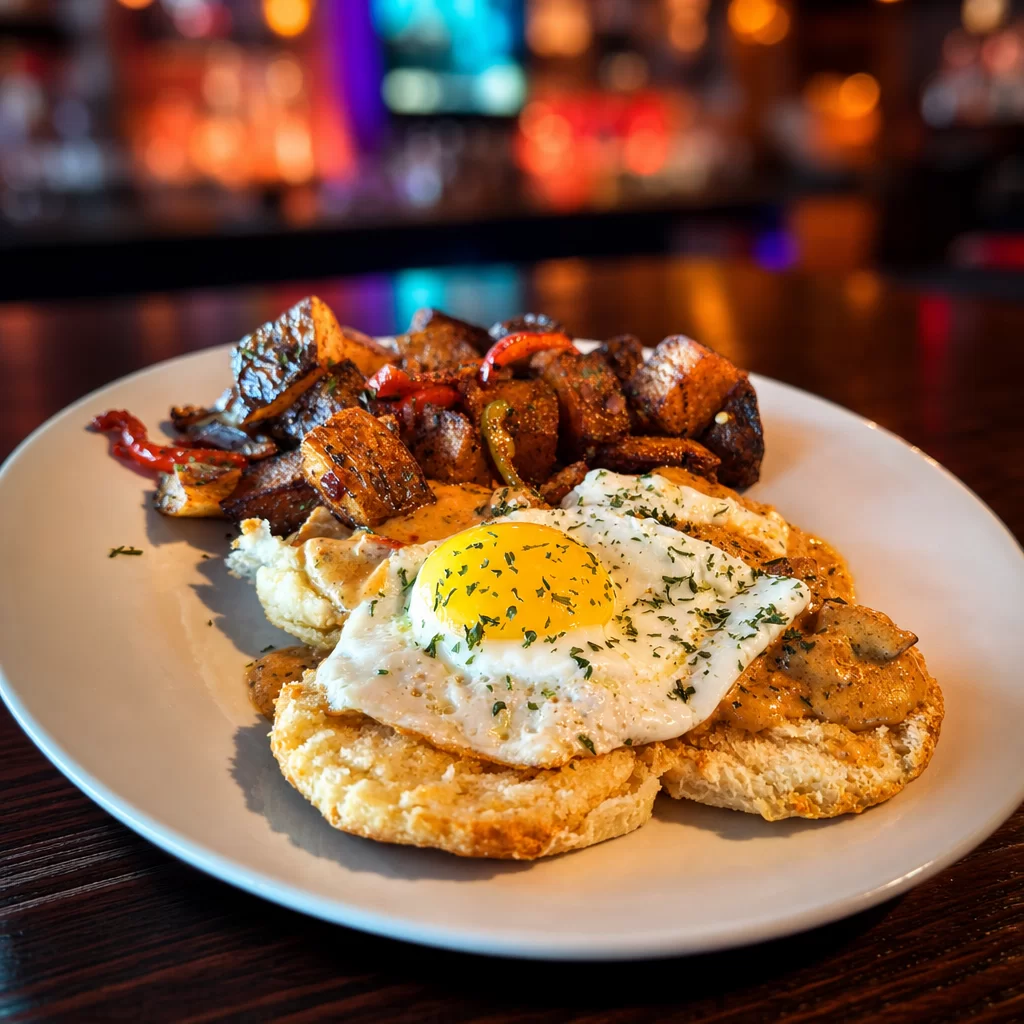 "The Slapshot" Chorizo Biscuits and Gravy